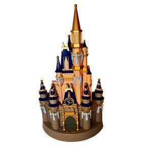 Disney Cinderella's Castle 50th Anniversary Edition 24.5" w Lights & Sound